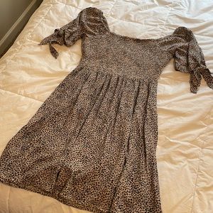 American Eagle leopard summer dress
